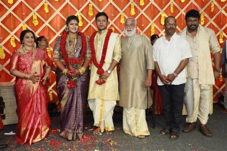 Abinaya Parthiban and Naresh Karthik Wedding Stills