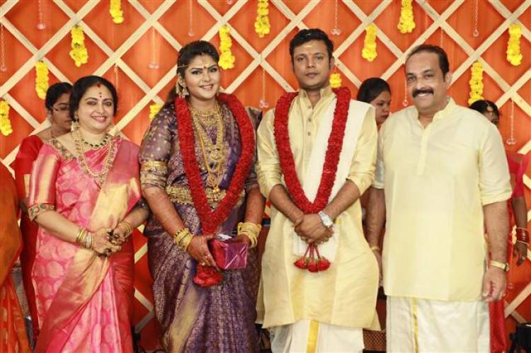 Abinaya Parthiban and Naresh Karthik Wedding Stills