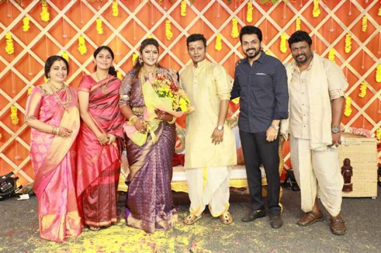 Abinaya Parthiban and Naresh Karthik Wedding Stills