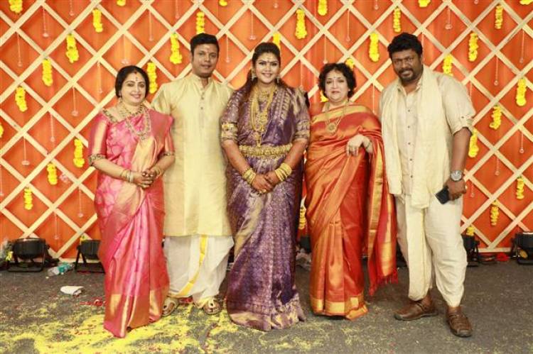 Abinaya Parthiban and Naresh Karthik Wedding Stills