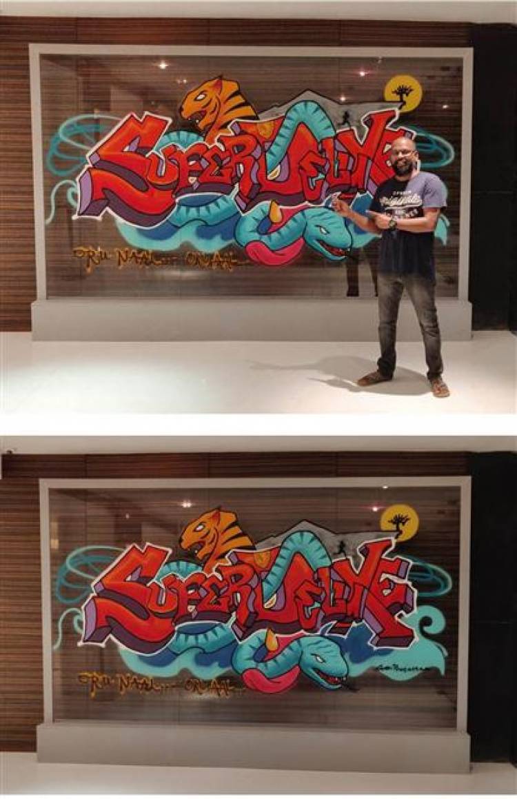 Super Deluxe Graffiti installation Stills