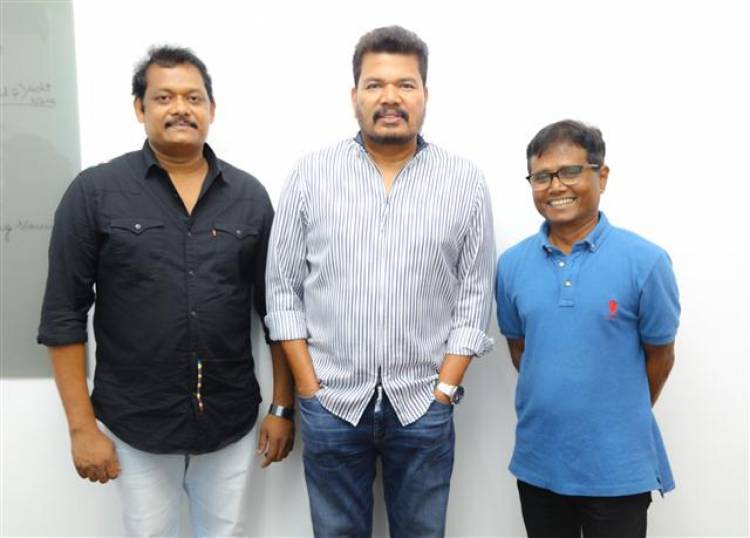 Director Shankar Unveiled first look poster of "Sivappu Manjal Pachai"