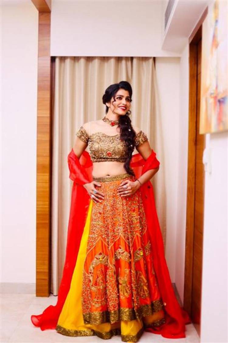 Sai Dhanshika set the Ramp on fire with a New Bridal Collection