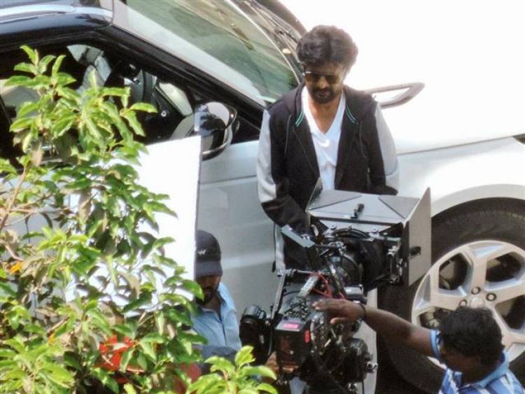 "Darbar" Shooting Spot Stills