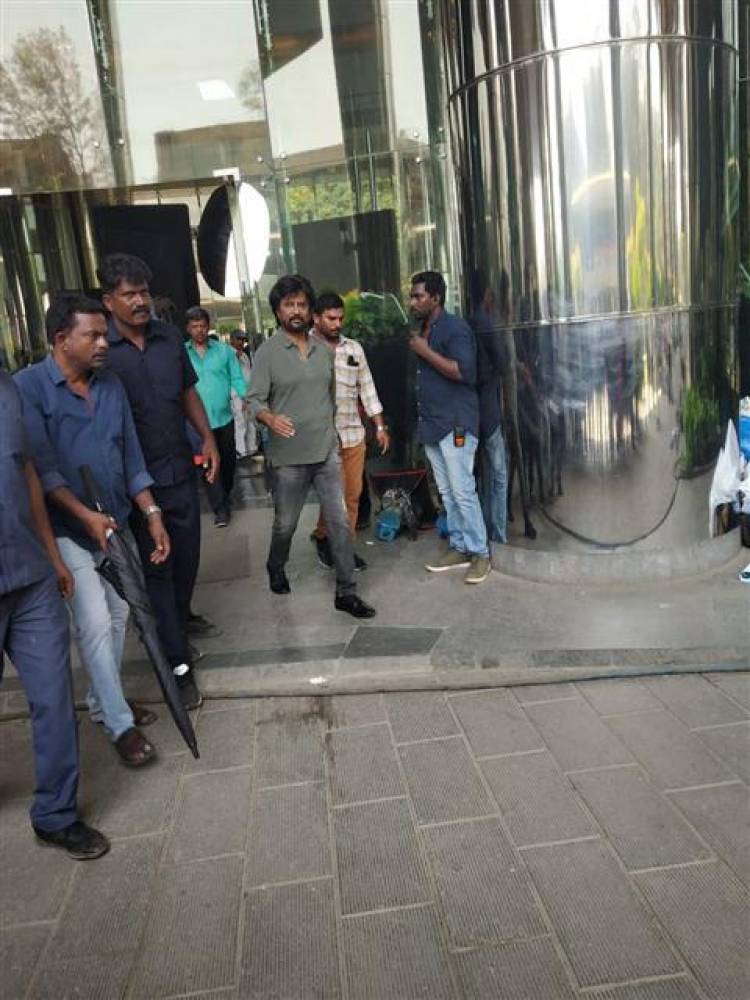 "Darbar" Shooting Spot Stills