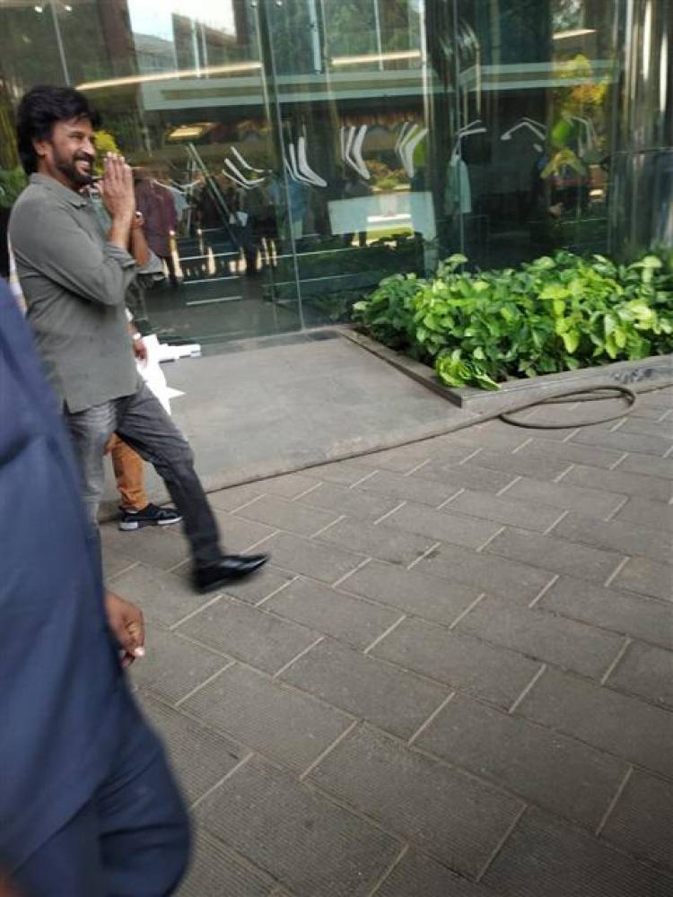 "Darbar" Shooting Spot Stills