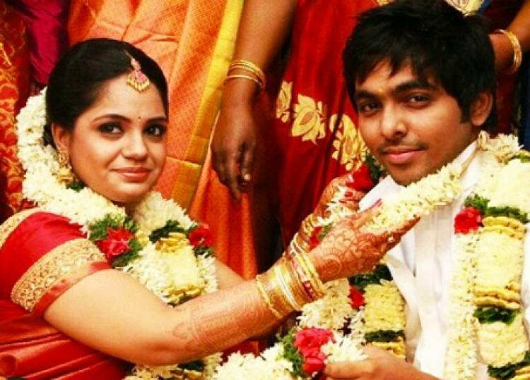 நடிகர் ஜி.வி.பிரகாஷ் குமார், பாடகி சைந்தவி 6-வது திருமண நாள்