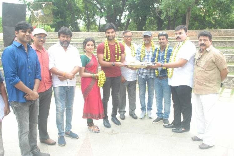 Atharvaa's Next Movie Pooja Stills