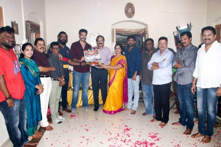 சிபிராஜ் நடிக்கும் 'கபடதாரி' படப்பிடிப்பைத் துவக்கி வைத்தார் நடிகர் சிவகுமார்