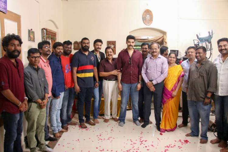 சிபிராஜ் நடிக்கும் 'கபடதாரி' படப்பிடிப்பைத் துவக்கி வைத்தார் நடிகர் சிவகுமார்