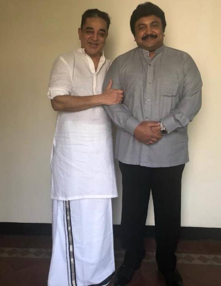 Actor Prabhu Wishing Chevalier Kamal Haasan on his 65th Birthday