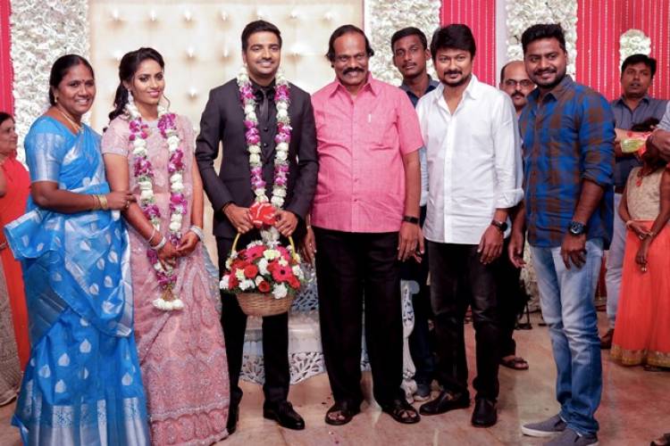 Actor Sathish - Sindhu Wedding Reception Stills