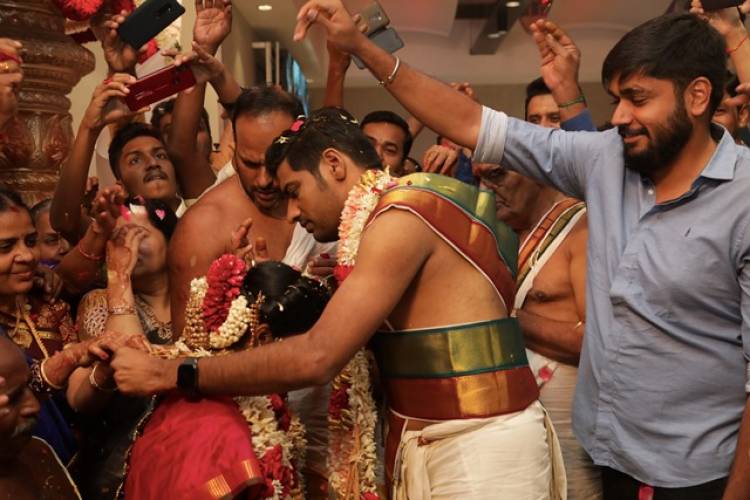 Actor Sathish Wedding Stills
