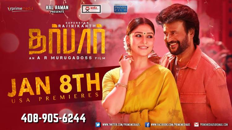 “Darbar” Premiere Show In USA’ on 8th January 