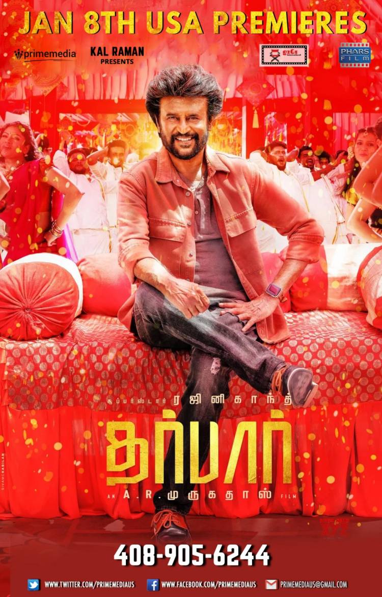 “Darbar” Premiere Show In USA’ on 8th January 