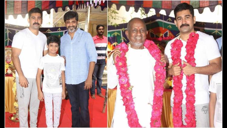 " தமிழரசன் " படத்திற்காக முதன் முறையாக இசைஞானி இளையராஜா வீட்டில் பின்னணி இசை கோர்ப்பு