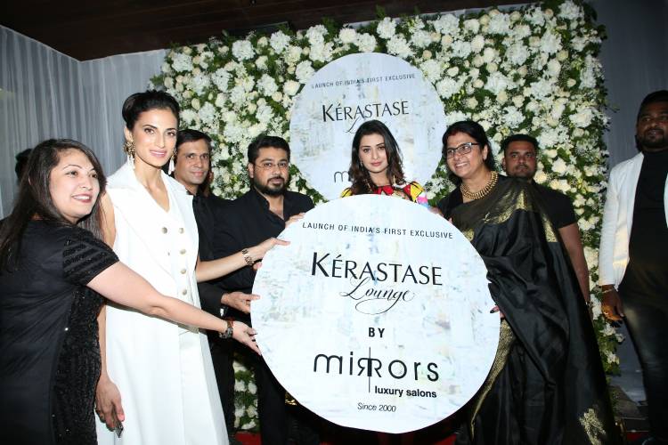 Actress Payal Rajput Inaugurates  Kerastase Lounge 