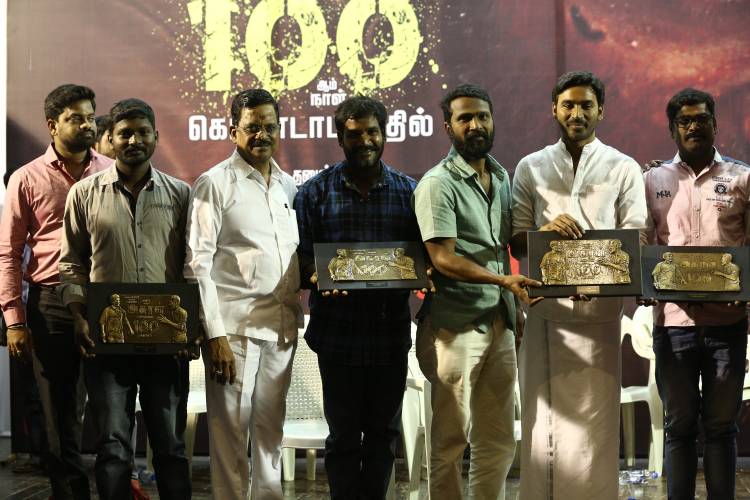 தனுஷின் அசுரன் படத்தின் 100வது  நாள் வெற்றிவிழா கொண்டாட்டம் 