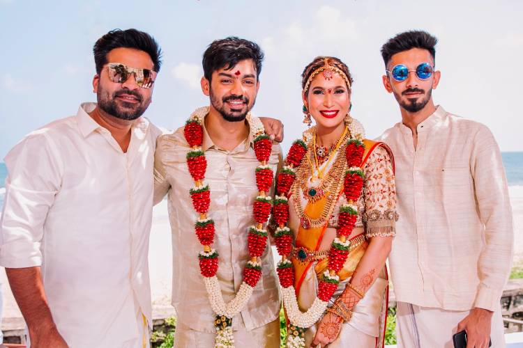 Actor Mahat Raghavendra - Prachi Mishra Wedding Stills