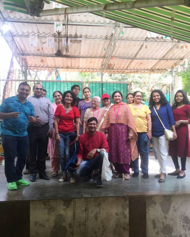 Pragya Kapoor clicked at a plantation drive with specially-abled people