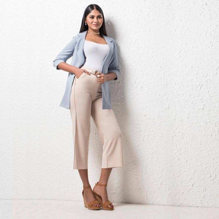 Gorgeous in professional attire  Actress ShrutiReddy