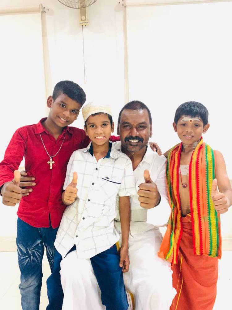 இந்து, முஸ்லீம், கிறிஸ்டின்  மூன்று மதங்களுக்கும் ஒரே ஆலயம் ராகவா லாரன்ஸ் துவங்குகிறார்