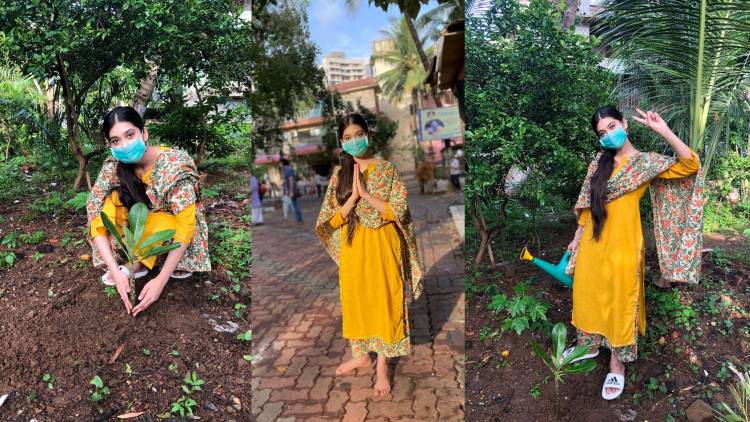  Dadasaheb Phalke Award Winner and Seetimarr actress Digangana Suryavanshi takes up the 'Green India Challenge'