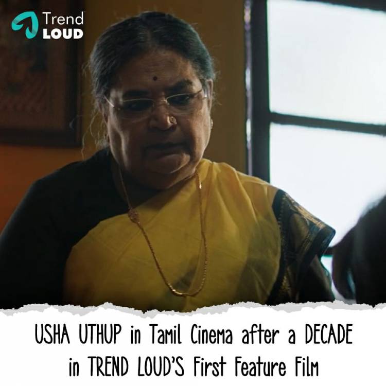 நடிகை  அக்‌ஷரா ஹாசனுக்கு பாட்டியாக நடிக்கிறார் பிரபல பாடகி உஷா உதுப் ! 