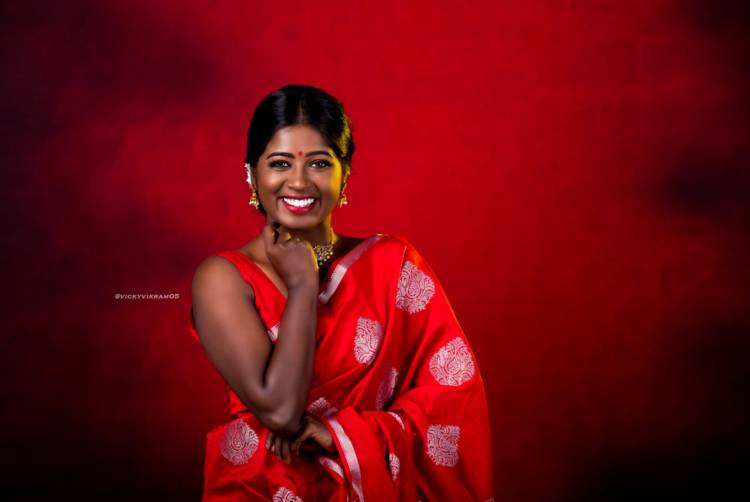 Latest Photoshoot Stills of Talented Actress @SaranyaRavicha7