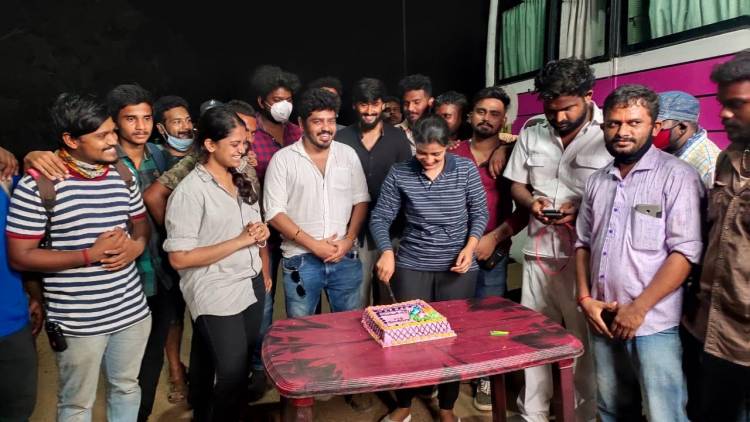 Actress @aishu_dil's #ThittamIrandu team is celebrating the overwhelming response of #KaPaeRanasingam