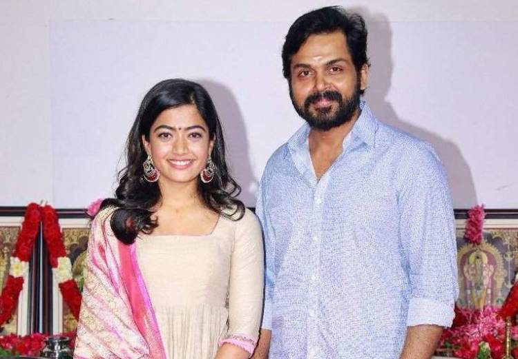 கார்த்தி நடிக்கும் சுல்தான் படத்தின் படப்பிடிப்பு தற்போது நிறைவு பெற்றுள்ளது