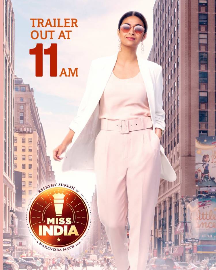 Determination, power suits, and chai go so well together.  #MissIndia to premier on @NetflixIndia