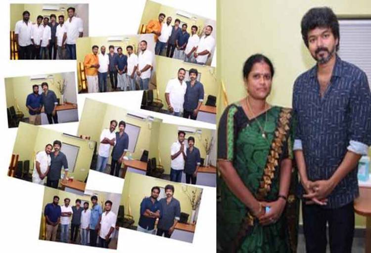 ரசிகர் மன்ற நிர்வாகிகளுடன் நடிகர் விஜய் திடீர் ஆலோசனை 