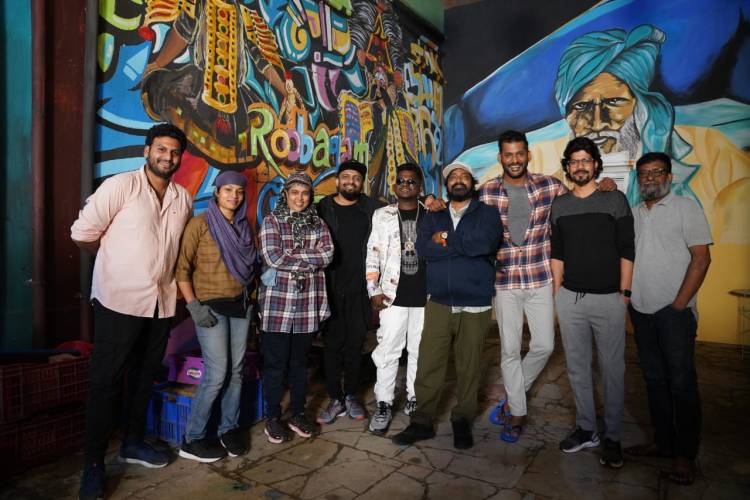 #Vishal30 #Arya32 - The grand opening song sequence successfully completed