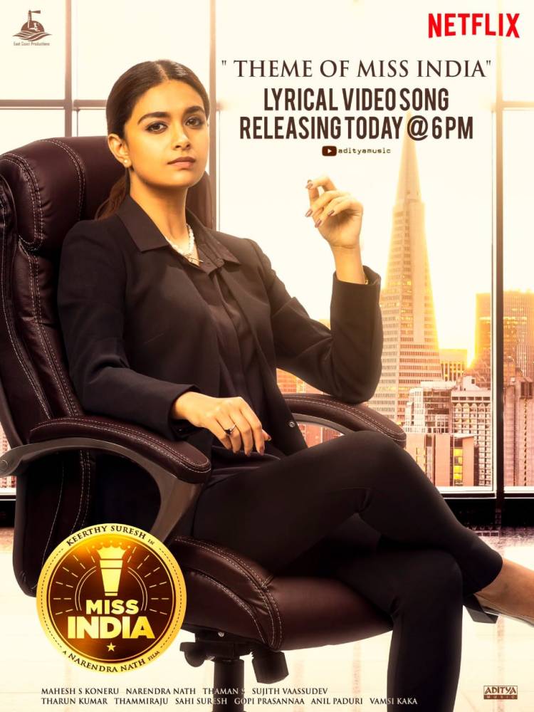 Stay tuned  #ThemeOfMissIndia #MissIndia   @KeerthyOfficial