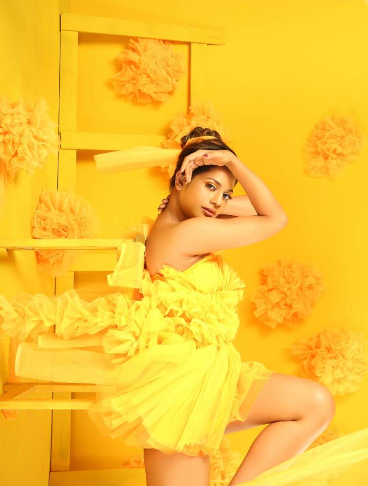 HIGH ON FASHION Photoshoot pics of Actress @aishwaryadutta6  #conceptsbygasudesingersstudio