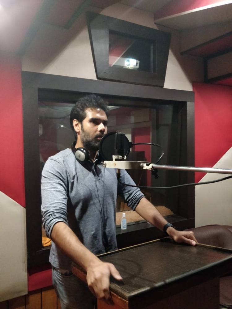 #Kabadadaari dubbing got completed today with @Sibi_Sathyaraj .