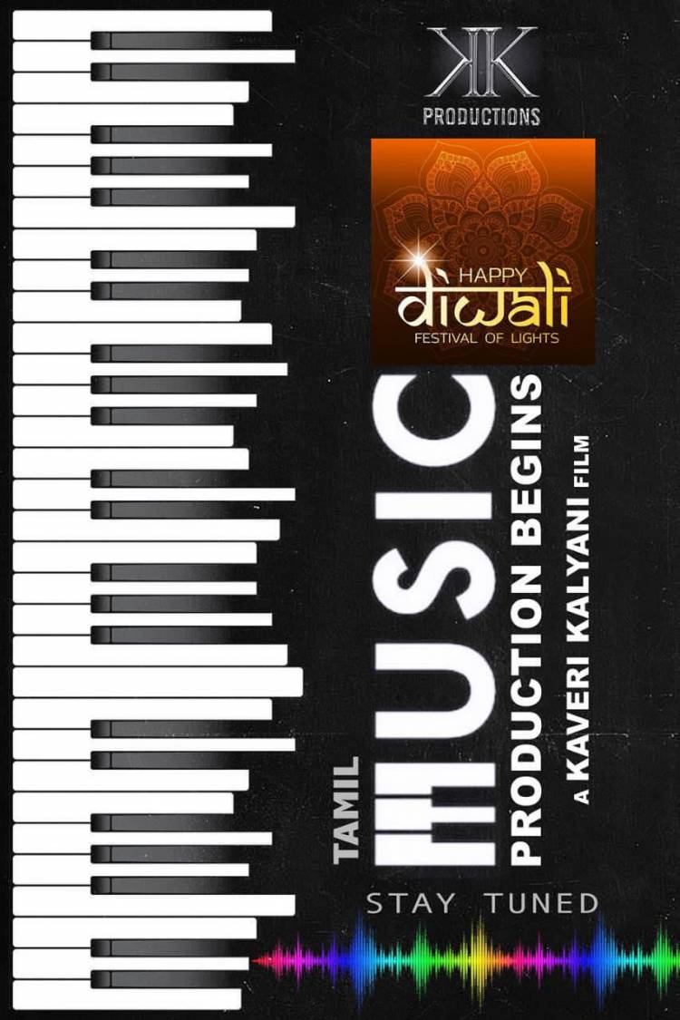 @K2KProduction wishing all a happy & prosperous #Diwali Tamil Music production begins