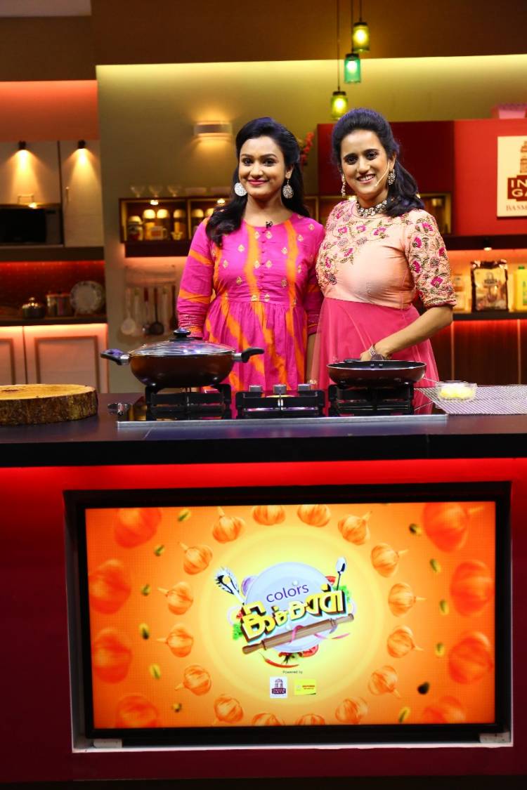 கலர்ஸ் கிச்சன்: இவ்வார எபிசோடில் பிரபலங்கள் சுவாதி, மதுமிதா மற்றும் ஸ்ரீபிரியா பங்கேற்று சமைக்கும் சுவையான விருந்து
