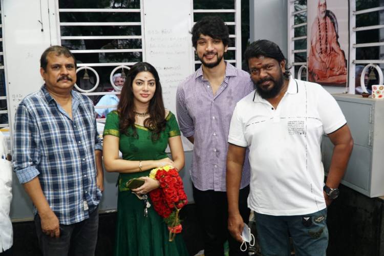 காவ்யா எண்டர்டெயின்மெண்ட் நிறுவன  தயாரிப்பில் பார்த்திபன் ராதாகிருஷ்ணன், கௌதம் கார்த்திக் இணைந்து நடிக்கும் “புரடக்‌ஷன் நம்பர் 2” கோலாகல துவக்கம் ! 