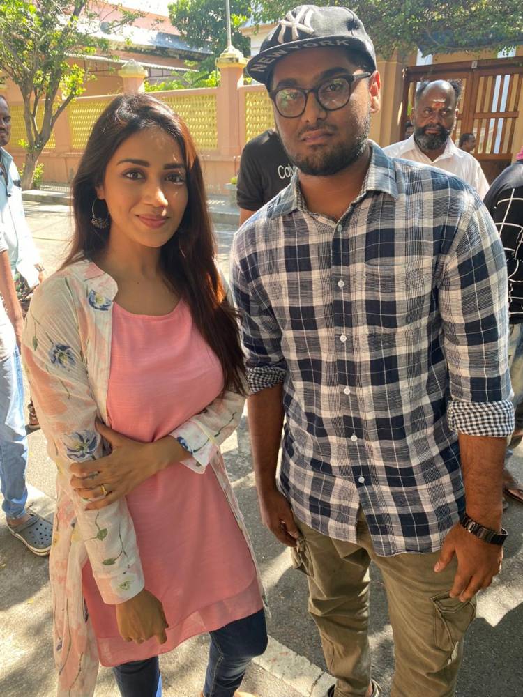 #Prabhu - A die-hard fan of #NivethaPethuraj has tattooed her name on his forearm.. 