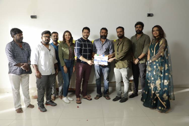 #YakkaiThiri Shoot Kick Started Today with Pooja  Staring @bharathhere #SonakshiSinghRawat @jan_iyer