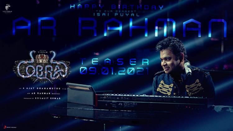 Team #Cobra Wishing the legendary @arrahman a fabulous birthday!