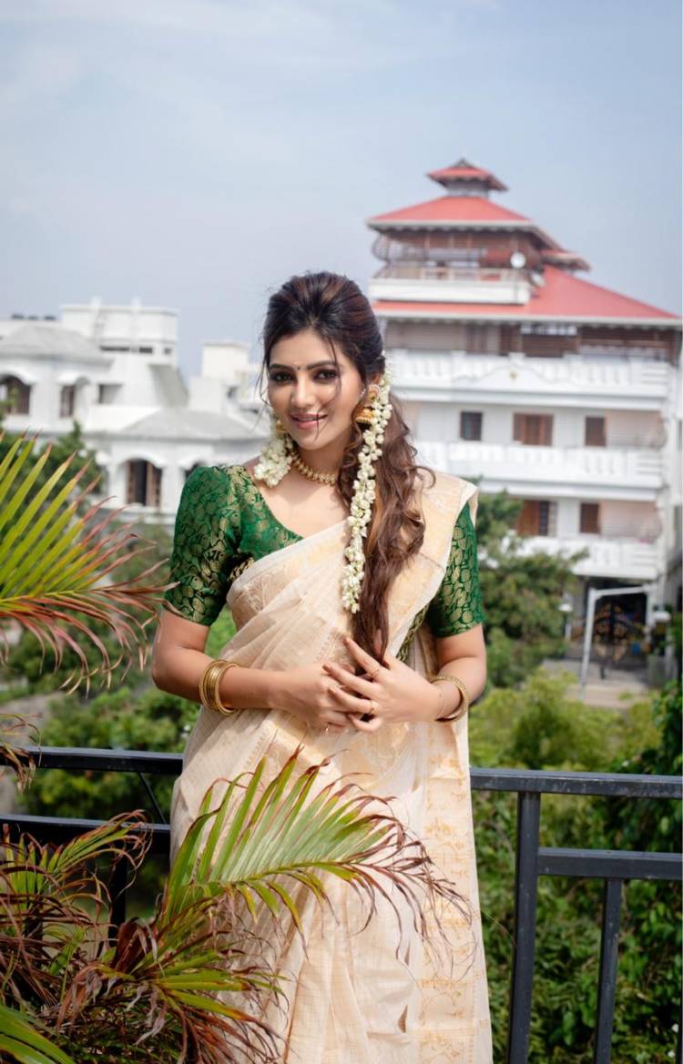 Spreading delight and positivity! Here's actress Athulya Ravi wishing you all a very happy,  healthy and prosperous #Pongal