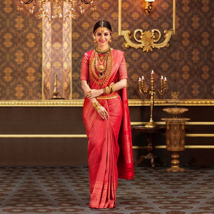 The ever gorgeous #Vedhika looks regal in this traditional attire.