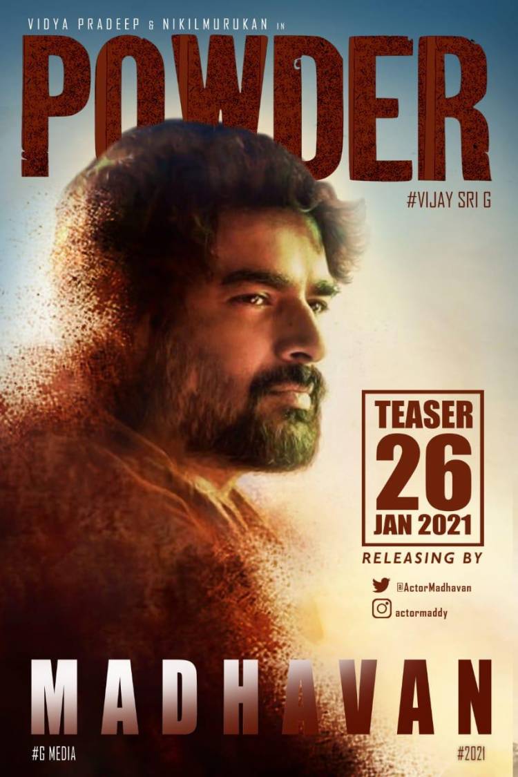 நம்ம மாதவன் @ActorMadhavan #Powder teaser on 26 th jan #பவுடர் #PowderTamilfilm