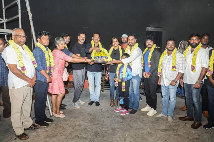 @Abhishek_films_  #RameshPPillai Presents #ProductionNo8  Produced by #RAbhishek #RAdhithya #RSiddarth  Starring #Prabhudeva @nambessan_ramya 