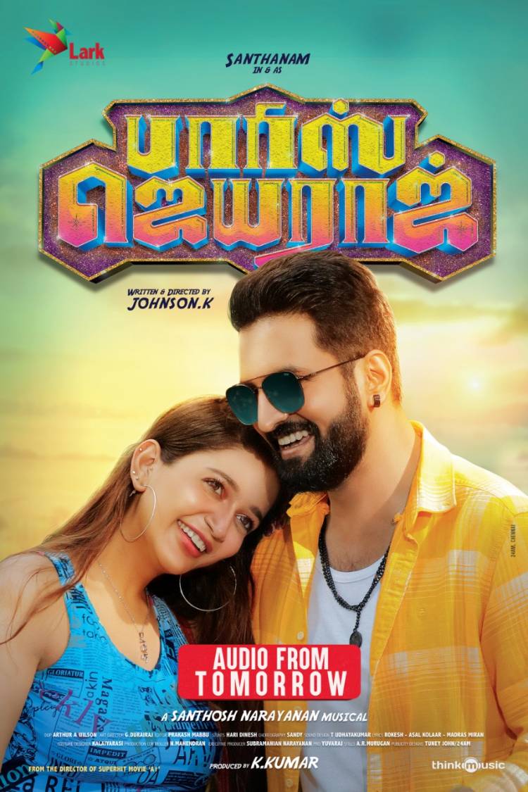 Actor @iamsanthanam's #ParrisJeyaraj Audio from tomorrow!
