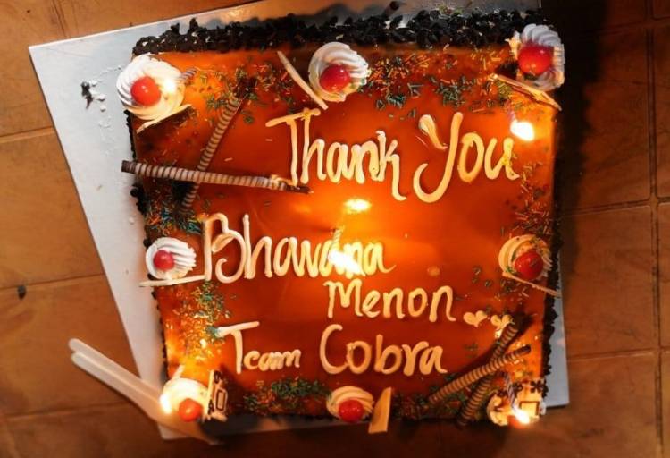 @SrinidhiShetty7 wraps her portion for the much anticipated #Cobra!