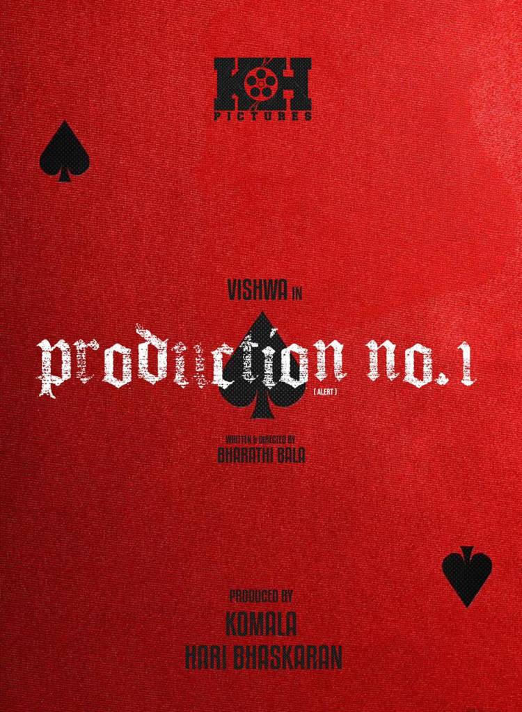 #Champion hero youth icon #Vishwa ‘s next to be directed by #BharathiBala produced by #KHPictures #komala #haribhaskaran 